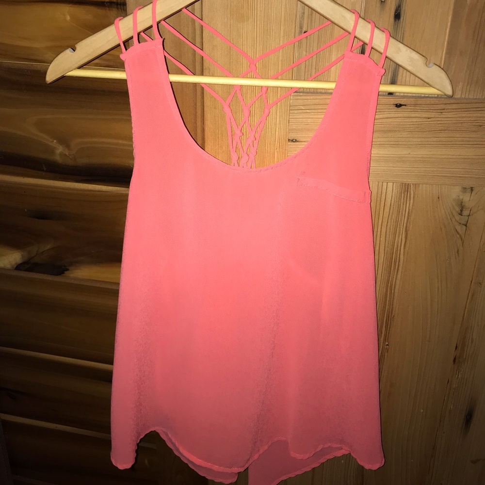 Sheer strappy top